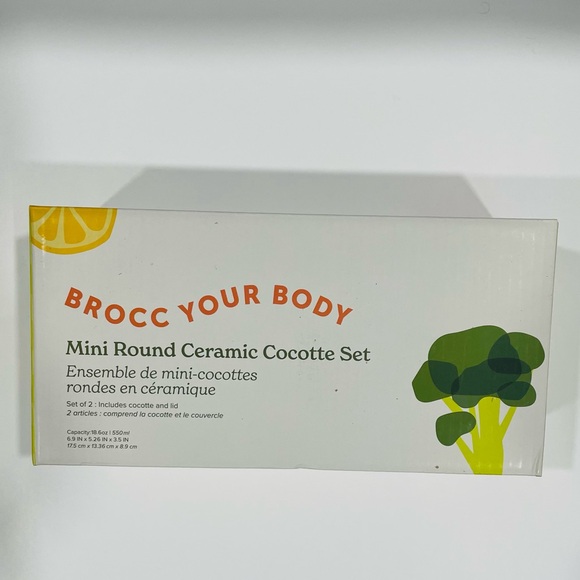 NWT. Brocc Your Body Cocotte Set - Picture 6 of 9